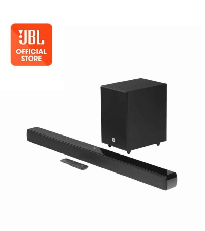 JBL Cinema SB140 2.1声道条形音箱，带有线低音炮