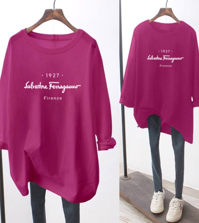 2021年夏季成衣男女款超大Unsex长袖t恤宽松款韩式加大码t恤