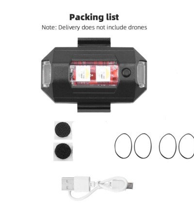 7 Color Strobe Light For DJI Mini 3 Pro /Mavic 3/2/Mavic Air 2/2S/MINI 2/SE/FPV Anti-Collision Warning LED Signal Indicator Lamp
